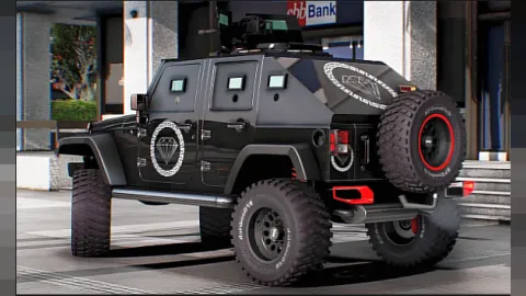 2011 Cartel Jeep Armor armored off-road SUV for FiveM servers — view 2