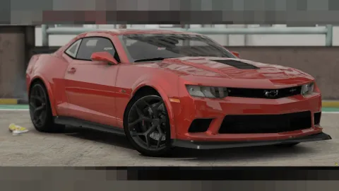 Chevrolet Camaro Z28 track muscle car with template in FiveM