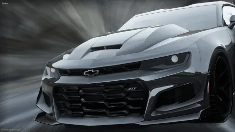2018 Chevrolet Camaro ZL1 muscle coupe in a FiveM street scene