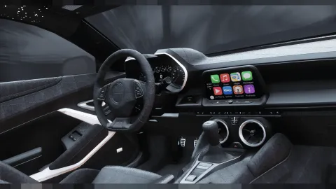 2018 Chevrolet Camaro ZL1 muscle coupe in a FiveM street scene — view 2
