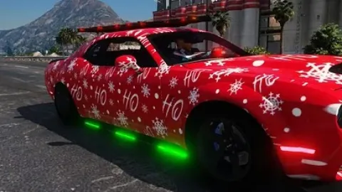Christmas Dodge in-game UI - FiveM seasonal script