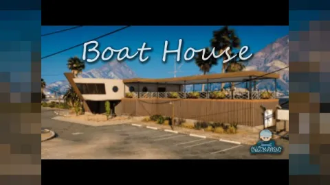 Sandy Shores Boat House FiveM MLO lakeside home interior with dock