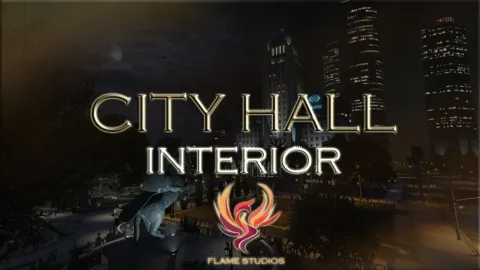City Hall MLO government lobby interior in a FiveM city