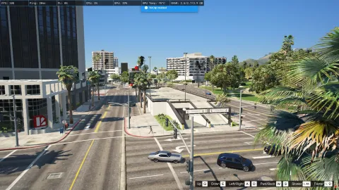 Parking garage mlo multi-level structure with drivable ramps and bays — view 2