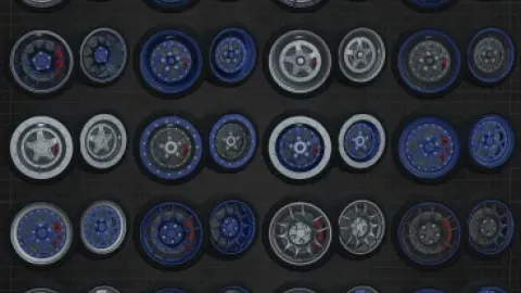 Climy Wheel Pack 2 front view - FiveM vehicle pack