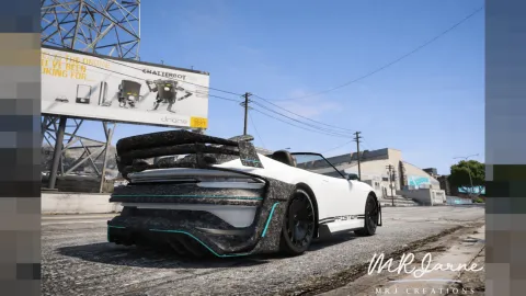 Comet EVO Monarch FiveM lore-friendly sports car add-on — view 2