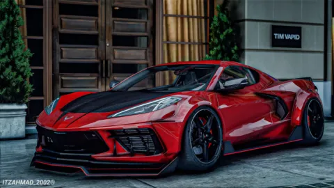 Corvette C8 Speed Hunter mid-engine supercar shown in FiveM