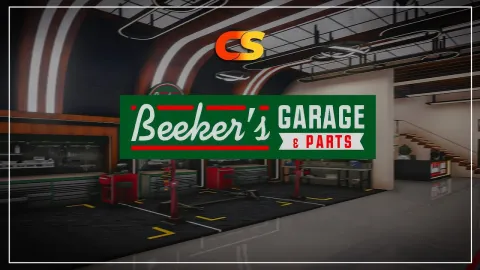 Crux Beekers Garage MLO - mechanic and garage MLO for FiveM GTA 5 roleplay
