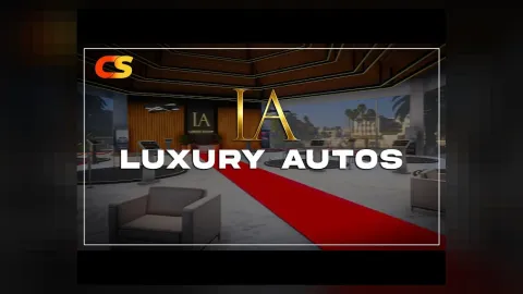 Crux Studio Luxury Autos MLO interior view - FiveM dealership and showroom MLO