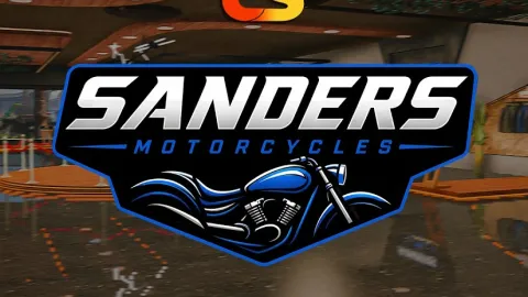 Crux Studio Sanders Motorcycles MLO interior view - FiveM mechanic and garage MLO