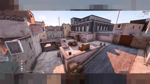 CS dust 2 map mlo arena recreation in FiveM