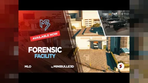 CSI Interior MLO forensics lab and morgue in a FiveM server