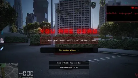 Custom Death Screen - EMS and medical script for FiveM GTA 5 roleplay