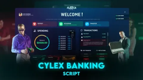 Cylex Banking - banking and economy script for FiveM GTA 5 roleplay