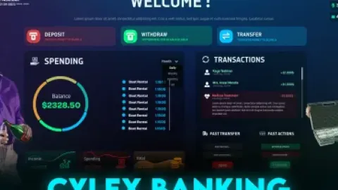 Cylex Banking in-game UI - FiveM banking and economy script