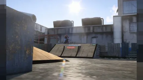 Cypress Flats skatepark with concrete ramps, rails, and bowls — view 2