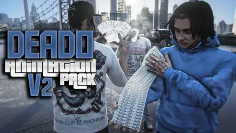 Deado Animations Pack V2 - animation pack for FiveM GTA 5 roleplay