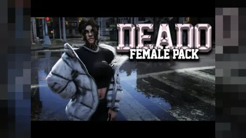 Deado Female Clothing Pack showing stylish tops, dresses and accessories — FiveM EUP clothing