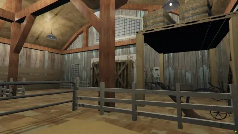 Destro1d Farm Barn Placed MLO - custom map for FiveM GTA 5 roleplay