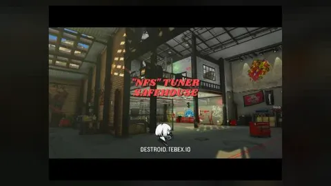 Destro1d NFS Tuner Safehouse MLO interior view - FiveM mechanic and garage MLO