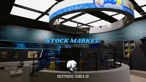 Stock Market MLO trading floor interior for FiveM