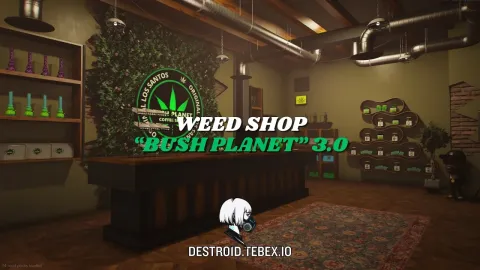 Destro1d Weed Shop 3 0 MLO - gang and criminal MLO for FiveM GTA 5 roleplay