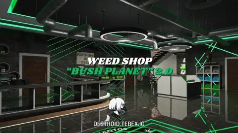 Destro1d Weed Shop Bush Planet 2 0 MLO - gang and criminal MLO for FiveM GTA 5 roleplay