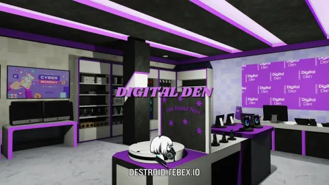 Destroid Digital Den MLO - fire station MLO for FiveM GTA 5 roleplay