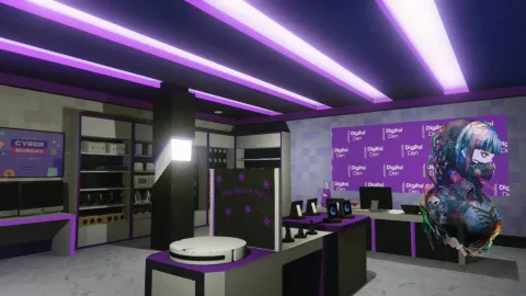Destroid Digital Den MLO interior view - FiveM fire station MLO