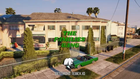 Destroid The Families Gang MLO - gang and criminal MLO for FiveM GTA 5 roleplay