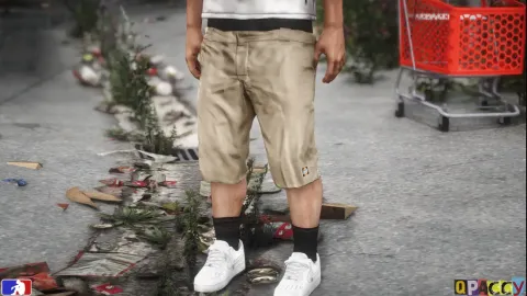 Dickies shorts on an MP Male character in FiveM
