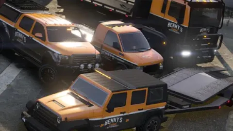 Digital Latvia Bennys Vanilla Pack front view - FiveM vehicle pack