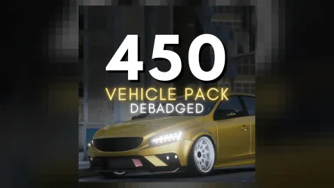 DigitalLativa Debadged Vehicle Pack 450 - vehicle pack for FiveM GTA 5 roleplay