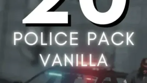 DigitalLativa Police Pack Vanilla front view - FiveM police car