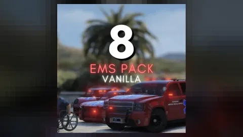 DigitalLatvia Vanilla EMS Pack - emergency vehicle for FiveM GTA 5 roleplay