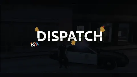 Dispatch system script showing a live alert notification in FiveM