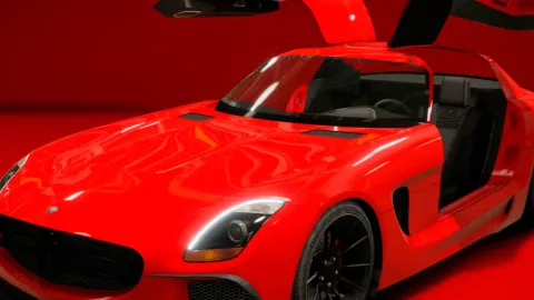 DMTRS Benefactor SLC STR front view - FiveM lore-friendly car