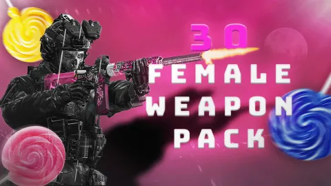 30 FEMALE Weapon Pack for FiveM