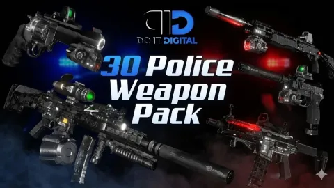 30 POLICE Weapon Pack for FiveM