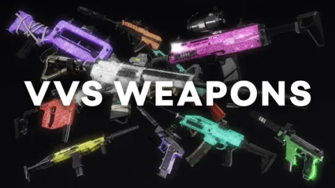 50 Diamond Iced Out Weapon Pack VVS Guns for FiveM