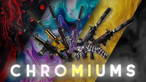 50 WEAPON PACK HQ CHROMIUM for FiveM