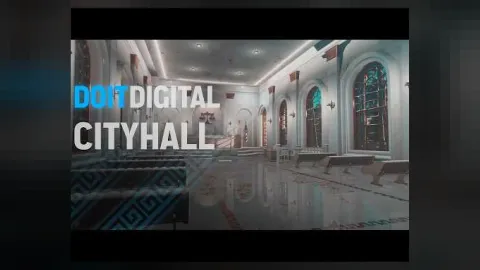 Do It Digital City Hall MLO interior view - FiveM government and courthouse MLO
