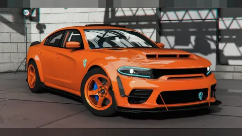 Dodge Charger SRT Demon V2 muscle car for FiveM