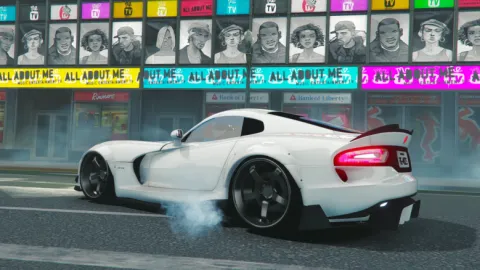 Dodge Viper Widebody FiveM add-on American supercar