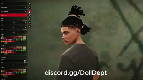 Doll Dept Hair V1 - clothing pack for FiveM GTA 5 roleplay