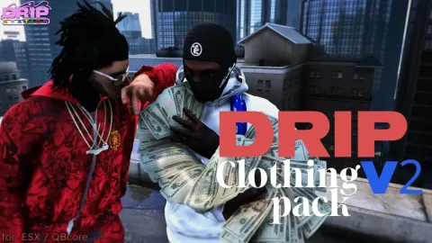DripStation Clothing Pack V2 - clothing pack for FiveM GTA 5 roleplay
