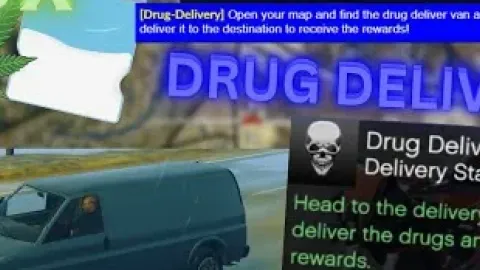 Drug Delivery V1 in-game UI - FiveM drugs script