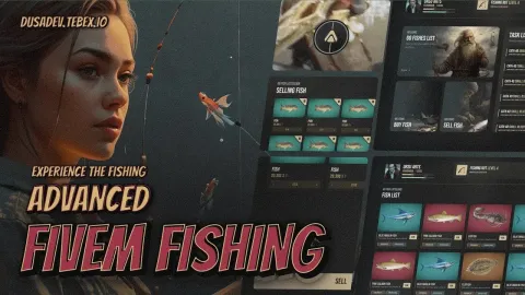 Dusa Fishing - activities and minigames script for FiveM GTA 5 roleplay