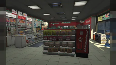Convenience store mlo corner 24/7 shop interior for FiveM roleplay — view 2