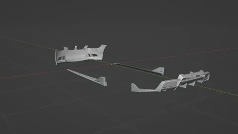 Bmw M3 E92 Adro Kit preview 2